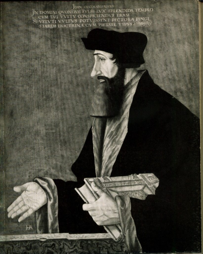 Johannes Oecolampadius, le Réformateur.