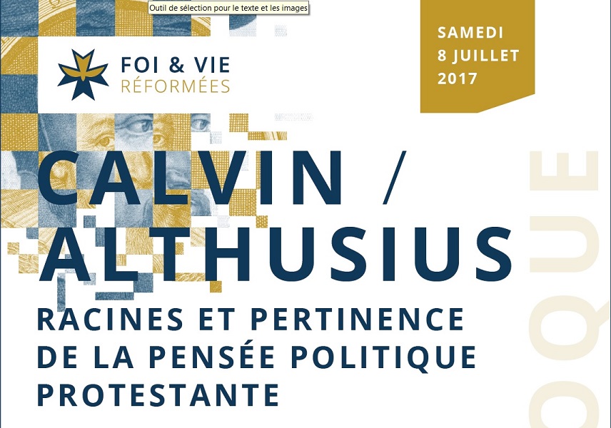 Calvinisme et Politique : conférence gratuite en ligne !