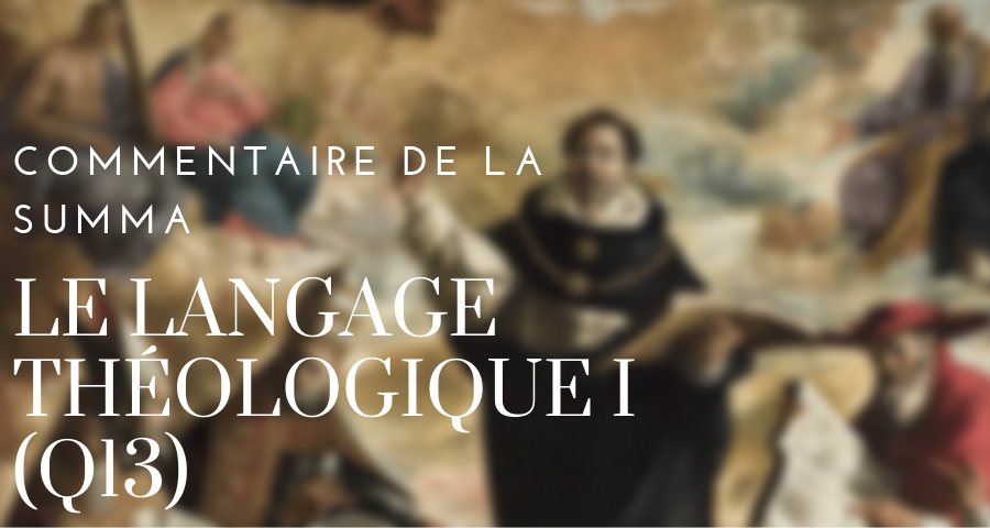 Le langage théologique (partie 1) – Thomas D'Aquin
